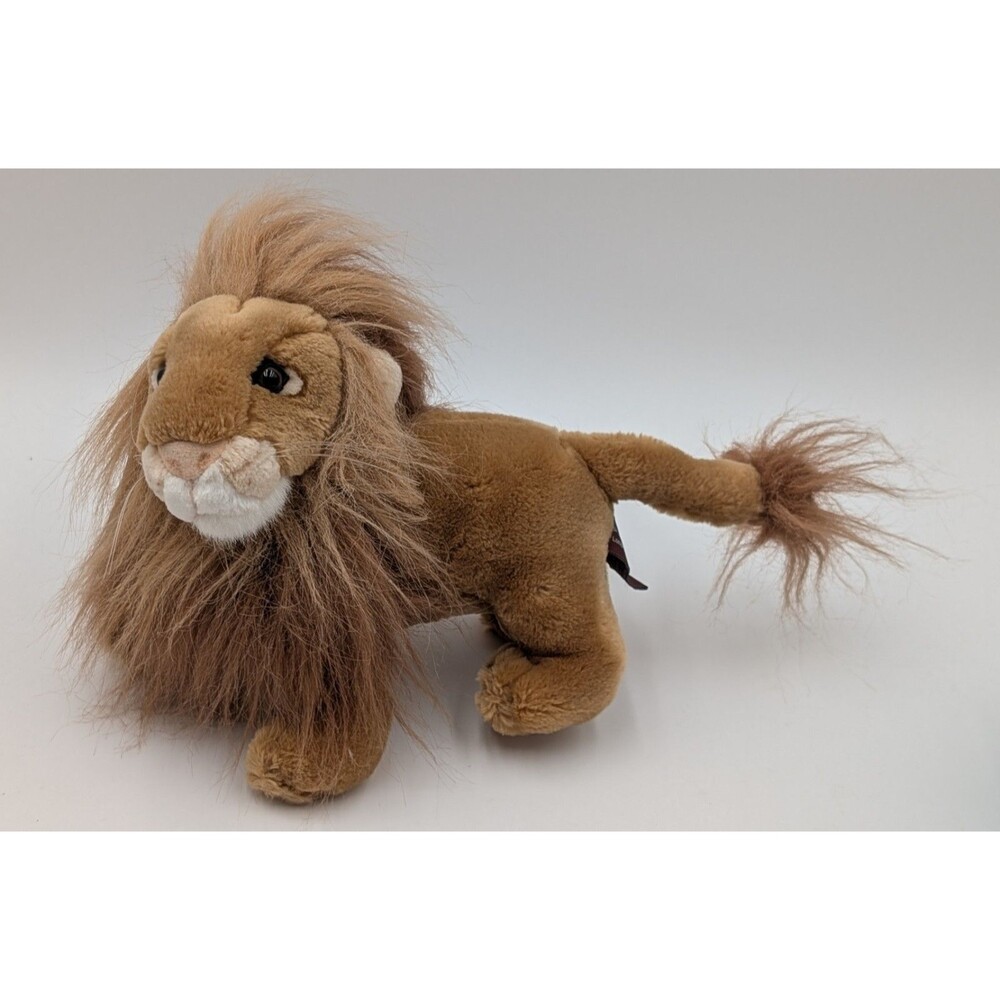 Jungle Joe's Safari Friends Longfellow The Lion Talking Stuffed Animal Plush 8"